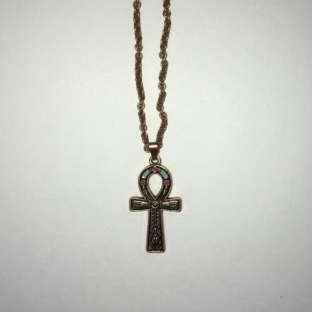 Gold Ankh Necklace